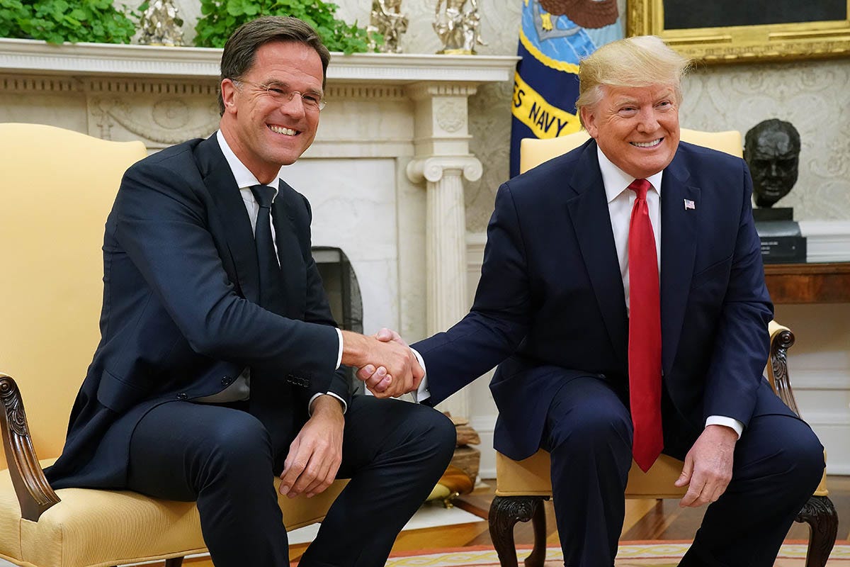 NATO, Donald Trump, Mark Rutte, European defense spending, defense commitments, military support, Russia, Ukraine, ceasefire, Volodymyr Zelenskyy, NATO membership, Pete Hegseth, GDP, defense budget, Poland, Estonia, France, Germany, UK, Swapna Venugopal Ramaswamy, USA TODAY
