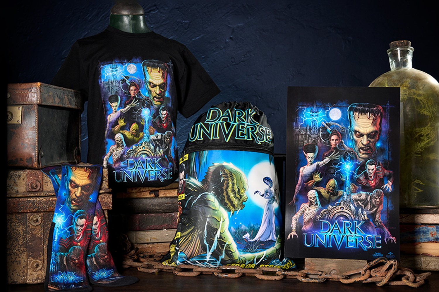 Universal Epic Universe, Universal Orlando Resort, theme park, Dark Universe, Universal Monsters, Super Nintendo World, Ministry of Magic, How to Train Your Dragon, merchandise, souvenirs, Frankenstein, Bride of Frankenstein, Dracula, Gill-man, Creature From the Black Lagoon, The Mummy, Wolfman, theme park food, park opening, May 2025
