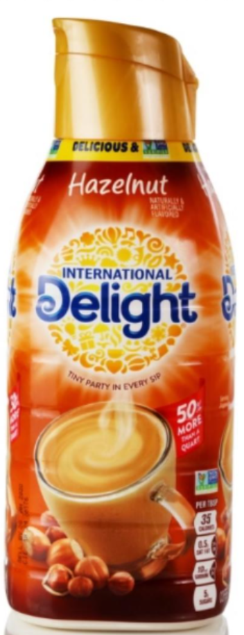 International Delight recall, creamer recall, FDA recall, Danone recall, Hazelnut creamer, Cinnabon creamer, coffee creamer, food recall, food safety, product recall, spoilage, illness, 32 oz bottles, 31 states, USA TODAY, Natalie Neysa Alund
