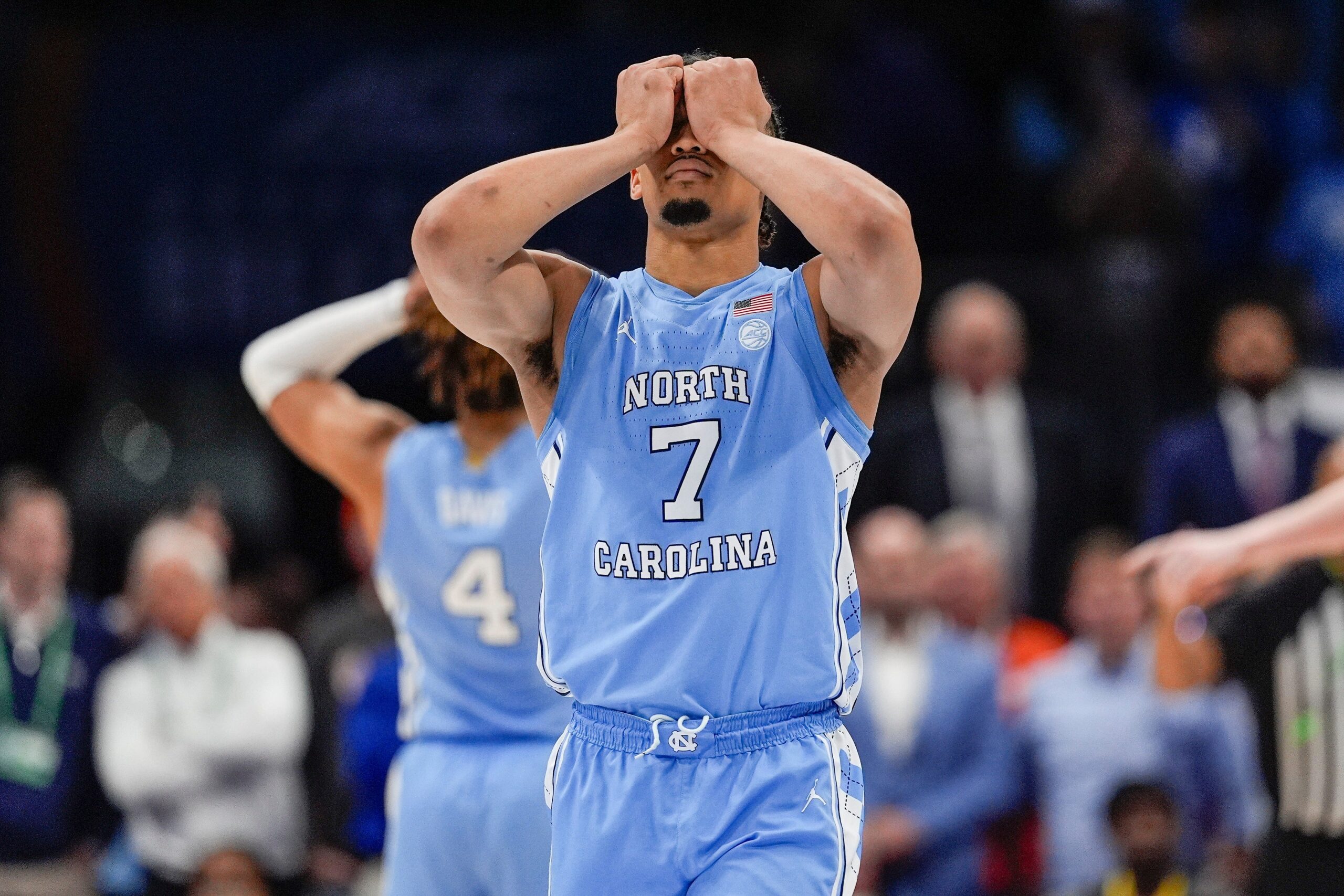 North Carolina basketball, UNC Tar Heels, NCAA Tournament, March Madness, ACC Tournament, Duke Blue Devils, Selection Sunday, Bracketology, Hubert Davis, Quad 1 wins, NET ranking, college basketball, basketball analysis, tournament chances, bubble teams, at-large bid
