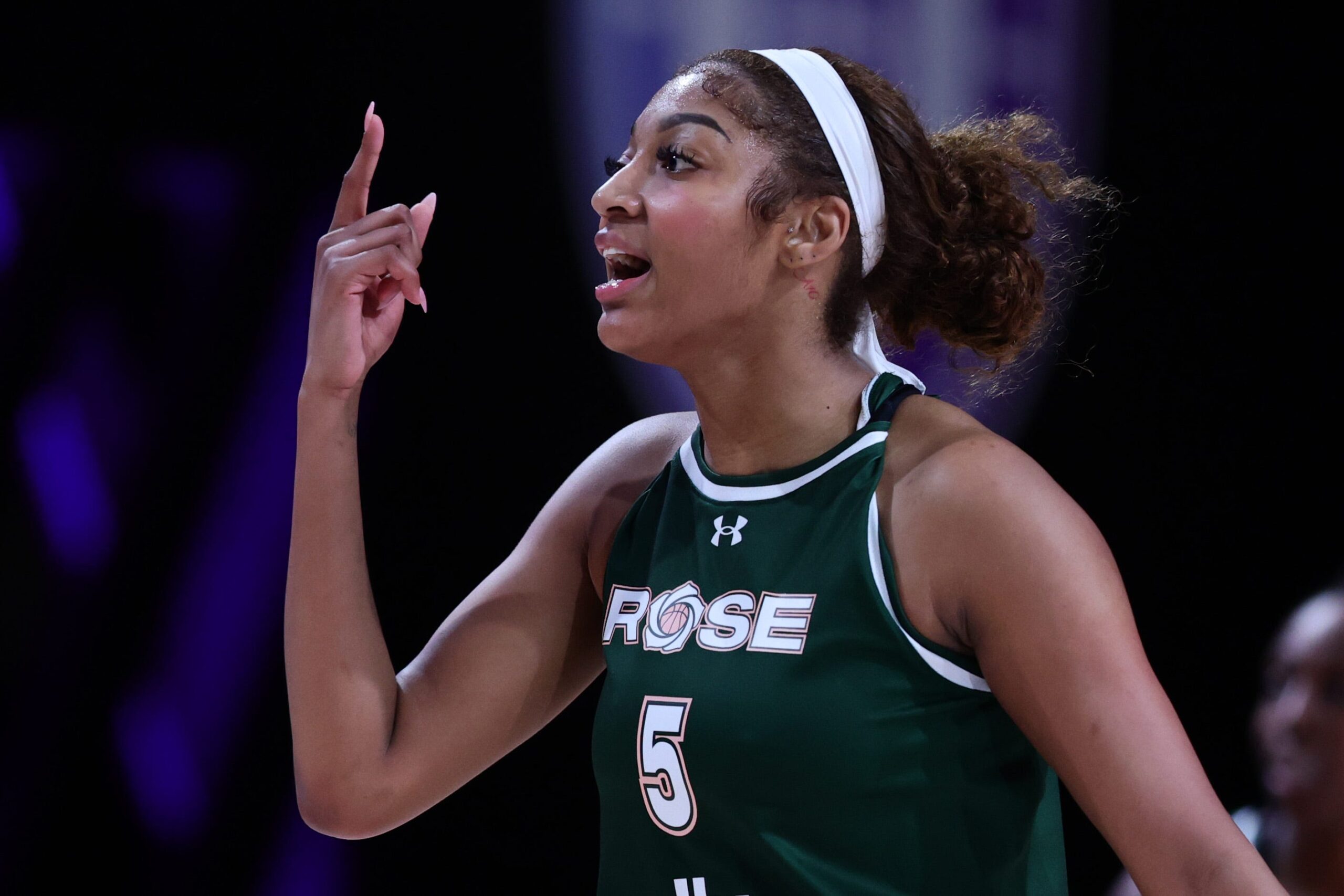 Angel Reese, Unrivaled, Defensive Player of the Year, WNBA, Chicago Sky, women's basketball, playoffs, injury, Rose, Hailey Van Lith, Lunar Owls, Breanna Stewart, Napheesa Collier, Alyssa Thomas, LSU, national championship, Vogue, podcast, Unapologetically Angel
