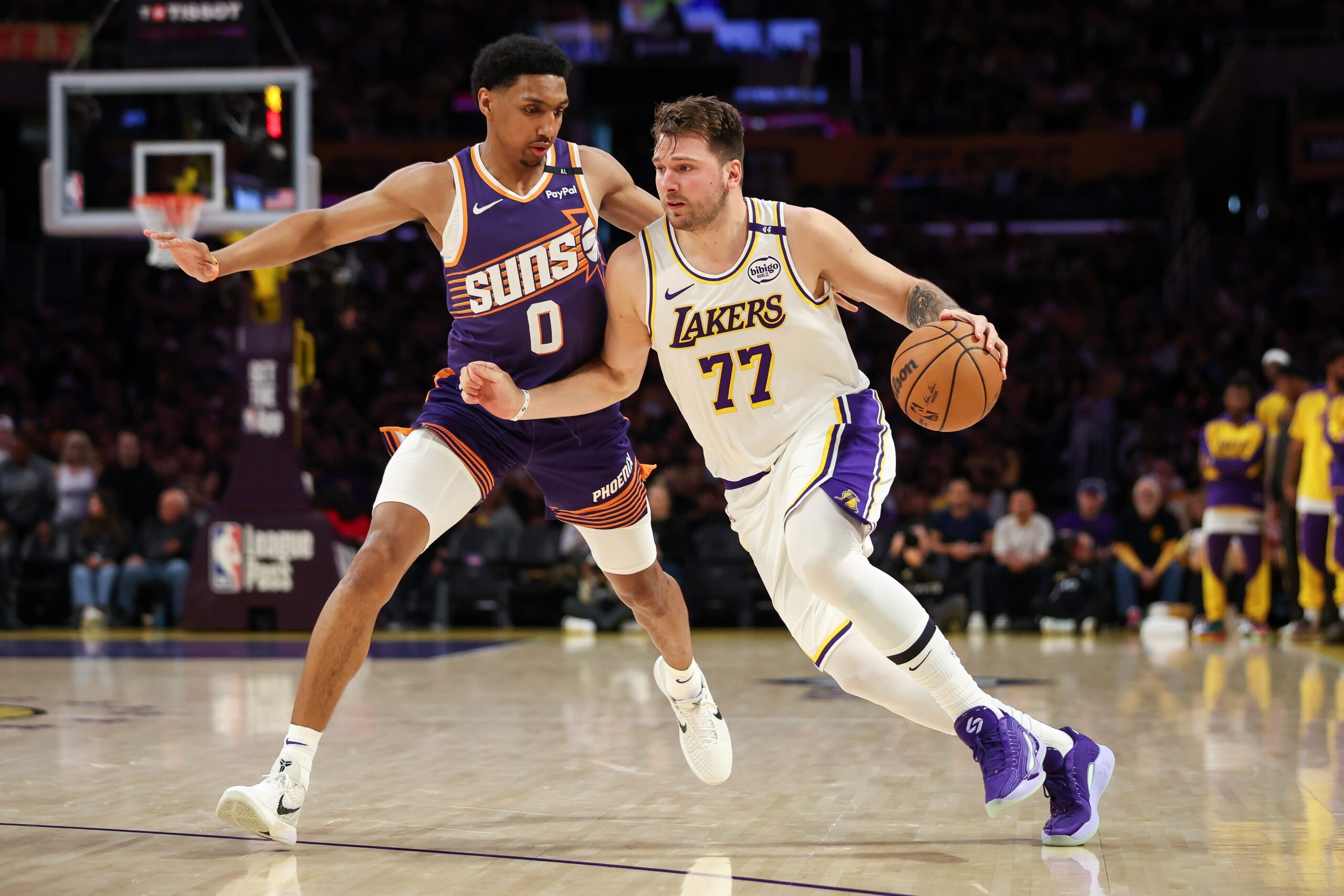 Los Angeles Lakers, Lakers news, LeBron James injury, JJ Redick, Jaxson Hayes, Luka Doncic, Phoenix Suns, NBA, NBA Playoffs, Crypto.com Arena, NBA Mock Draft, NCAA Tournament, sports, basketball
