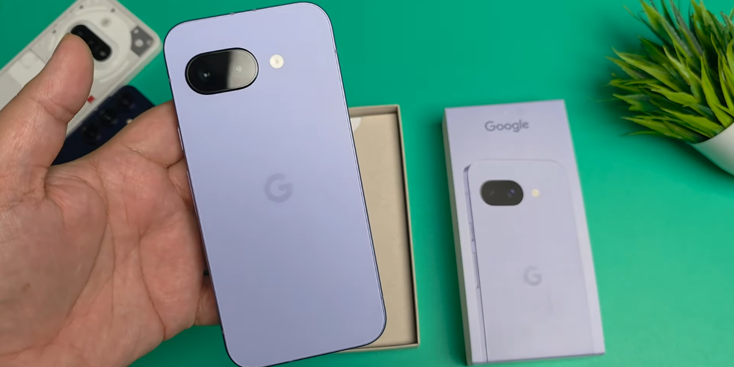 Pixel 9a, Google, leaks, unboxing, YouTube, Iris purple, Tensor G4, Exynos 5300 modem, Exynos 5400 modem, performance, benchmark, camera, release date, rumors, The Mobile Central, Android Police
