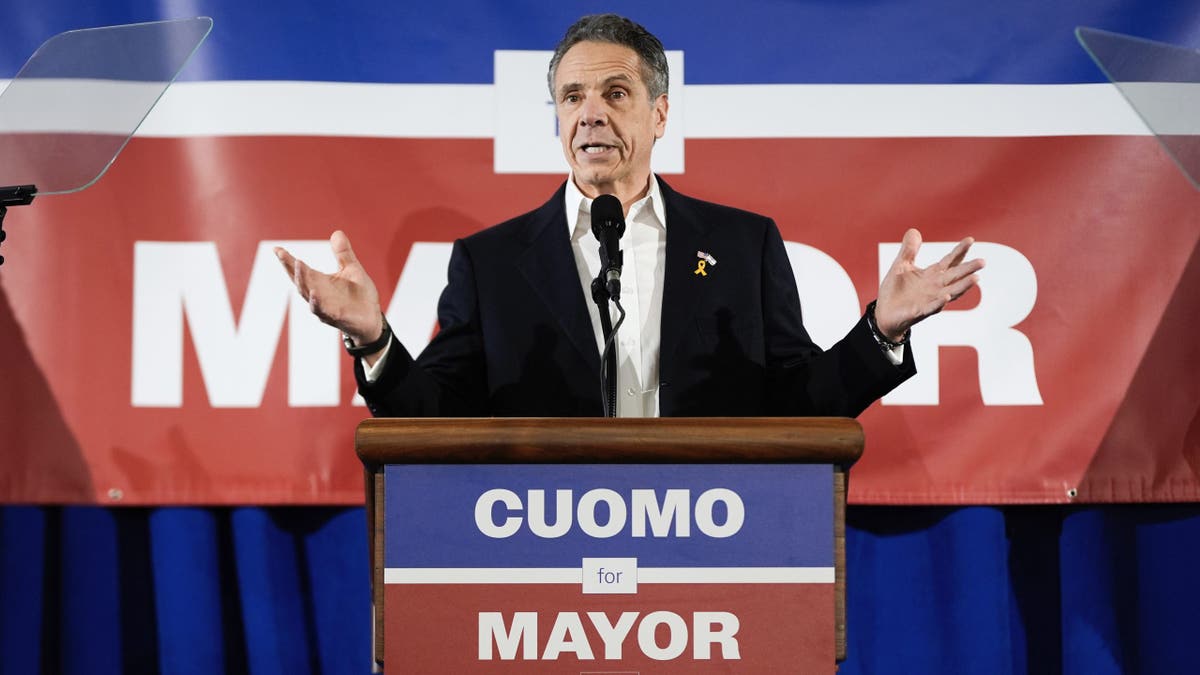 Andrew Cuomo, New York City mayoral race, Eric Adams, fundraising, campaign finance, New York politics, mayoral election, scandals, sexual harassment allegations, COVID-19, nursing homes, bribery, fraud, Donald Trump, Justice Department, corruption charges, polls, frontrunner, Democratic primary, super PAC, Adrienne Adams, Zohran Mamdani
