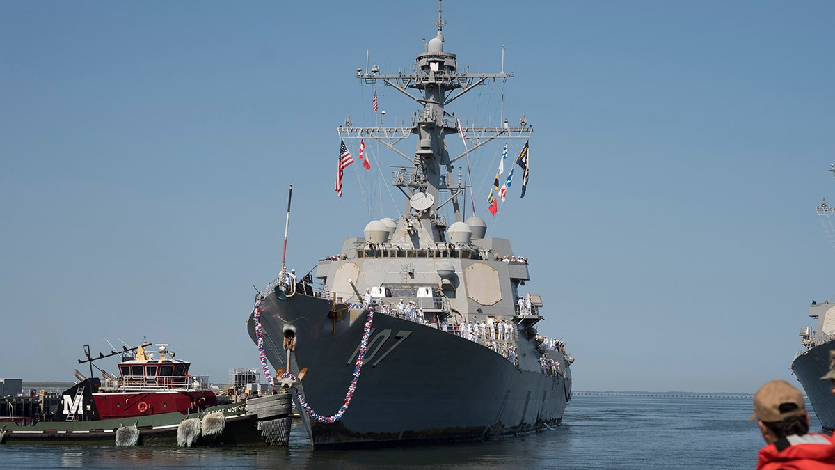 USS Gravely, Arleigh Burke-class destroyer, southern border, illegal immigration, drug smuggling, maritime security, U.S.-Mexico border, Donald Trump, executive order, U.S. Northern Command, Gulf of America, Department of Homeland Security, Customs and Border Protection, territorial integrity, sovereignty, Coast Guard, migrant boats, San Diego, national security, foreign nationals, China, Russia, Uzbekistan, Pakistan
