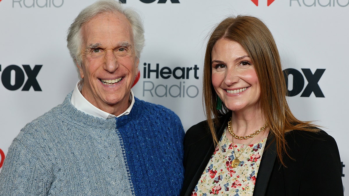 Henry Winkler, Zoe Winkler, What In The Winkler? podcast, Happy Days, Ron Howard, father-daughter, iHeartRadio Music Awards, Hollywood, family, Stacey Winkler, Max Winkler, Jed Weitzman, entertainment news, celebrity interviews
