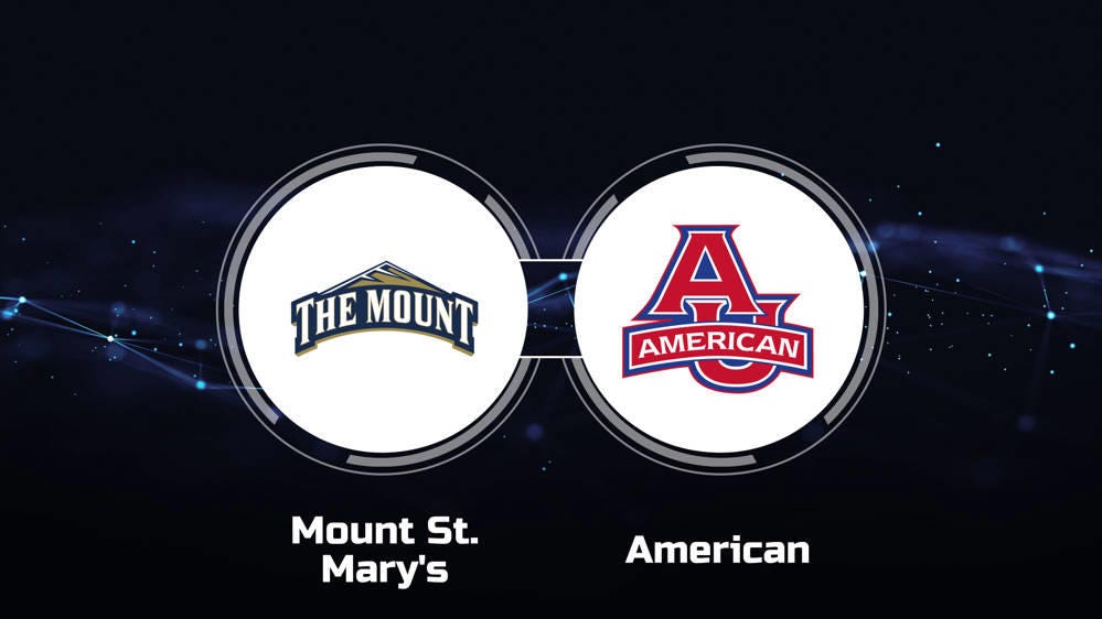 American Eagles, Mount St. Mary's Mountaineers, NCAA Tournament, First Four, March Madness, college basketball, UD Arena, game preview, game time, TV channel, truTV, Sling TV, Matt Rogers, Dallas Hobbs, game stats, scoring average, 2024-25 season, American vs Mount St. Mary's, basketball, NCAA bracket
