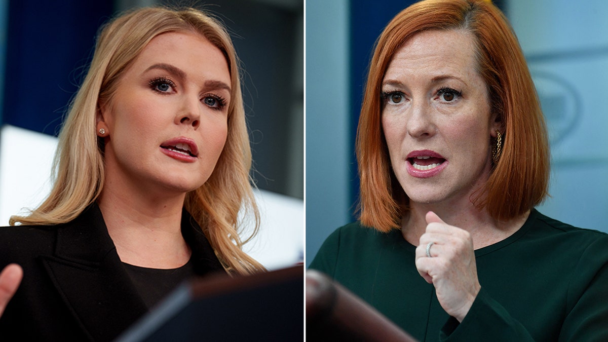 Karoline Leavitt, PolitiFact, fact-check, Jen Psaki, White House press secretary, tariffs, tax cut, Joe Biden, Karine Jean-Pierre, Sean Spicer, Kayleigh McEnany, Sarah Huckabee Sanders, NewsBusters, Fox News Digital, Taylor Rogers, political fact-checking, media bias, Trump administration, Biden administration
