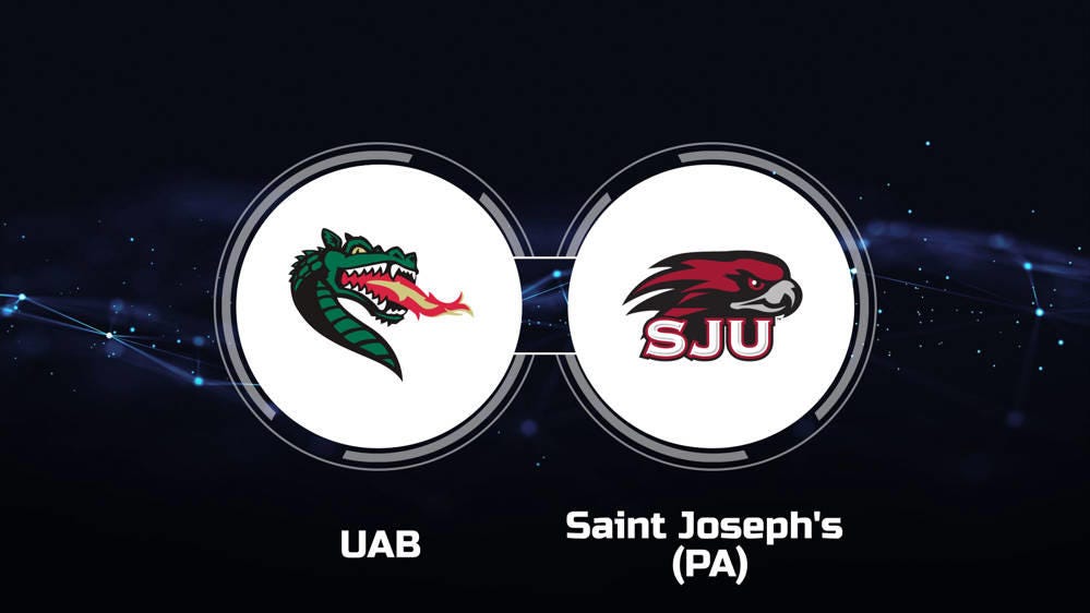Saint Joseph's Hawks, UAB Blazers, college basketball, ESPN+, Xzayvier Brown, Yaxel Lendeborg, game preview, basketball score, March Madness, basketball game, NCAA basketball, Saint Joseph's vs UAB, Hawks basketball, Blazers basketball, college sports
