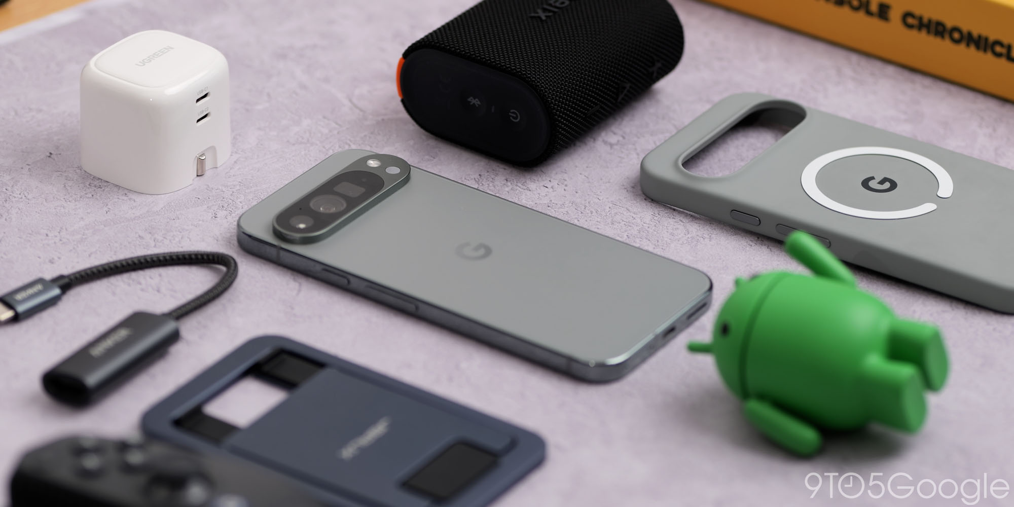 Pixel 9 accessories, Pixel 9 Pro XL accessories, best Pixel 9 cases, MagSafe Pixel 9, gaming controller for Android, Gamesir X8+, Gamesir X2s, Gamesir X3 Pro, USB-C to HDMI adapter, Anker USB-C to HDMI, Xiaomi Sound Pocket, folding phone stand, Pela cases, biodegradable phone case, Pitaka case, carbon fiber case, Mous Limitless 5.0, protective phone case, mobile gaming accessories, Pixel 9 Pro Fold accessories
