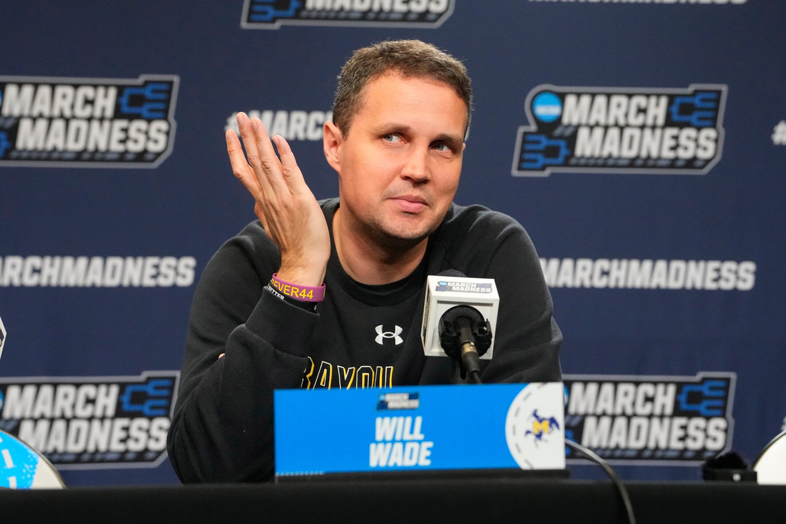 Will Wade, North Carolina State, NC State, McNeese State, Kevin Keatts, NCAA Tournament, coaching hire, college basketball, LSU, NCAA violations, show-cause penalty, ACC, basketball coach
