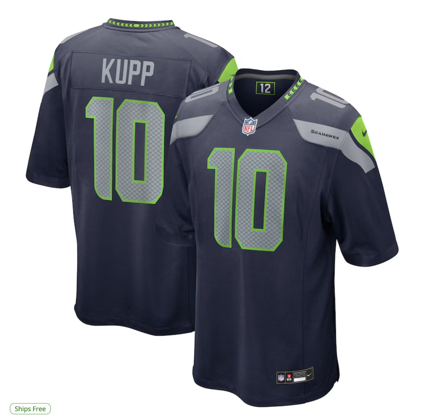 Cooper Kupp, Seattle Seahawks, Wide Receiver, NFL, Football, Sam Darnold, Quarterback, Jersey, No. 10, 12th Man, Gear, Merchandise, News, Trade, Free Agency, Washington State, Los Angeles Rams, 2025, Offseason
