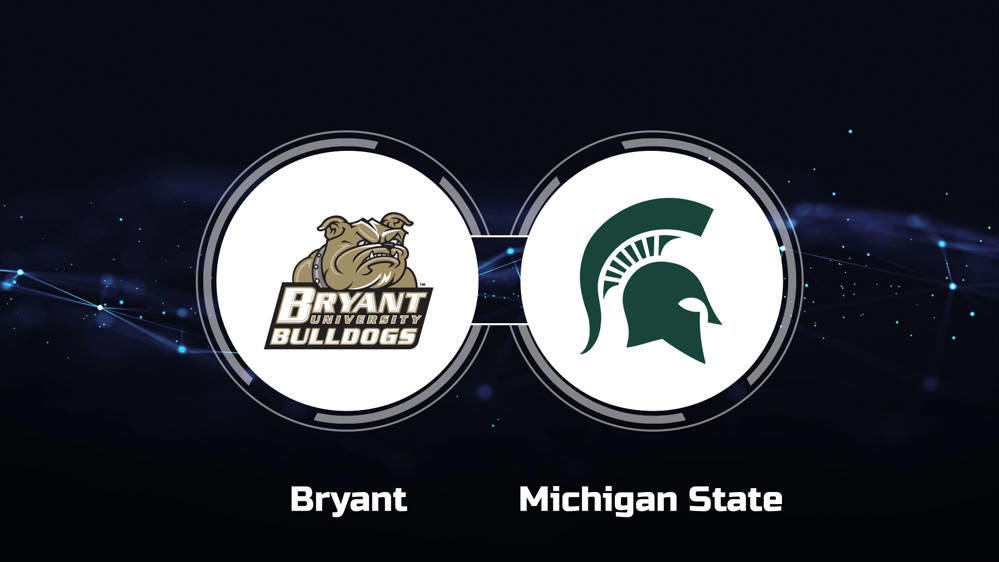 Michigan State Spartans, Bryant Bulldogs, NCAA Tournament, March Madness, college basketball, Jase Richardson, Barry Evans, Rocket Arena, game preview, game time, Sling TV, streaming, No. 2 seed, No. 15 seed, 2024-25 season, basketball game, sports, preview
