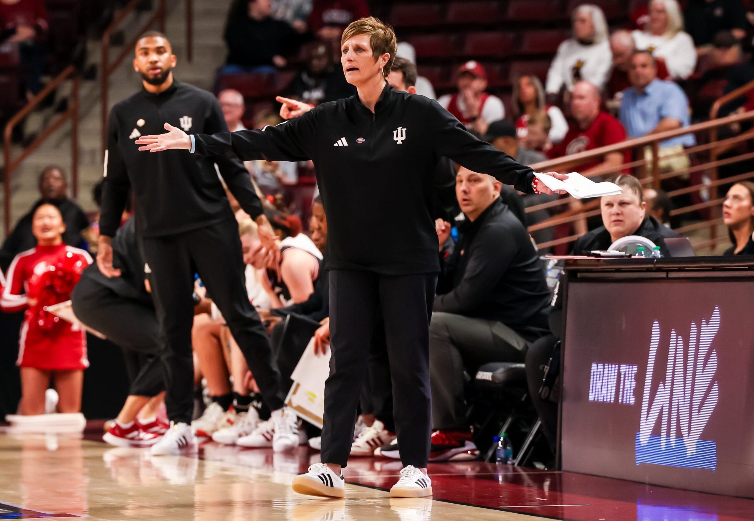 Indiana Hoosiers, Teri Moren, NCAA Tournament, March Madness, South Carolina Gamecocks, womens basketball, Shay Ciezki, Yarden Garzon, Gavin Petersen, Utah Utes, Colonial Life Arena, Carter Braun
