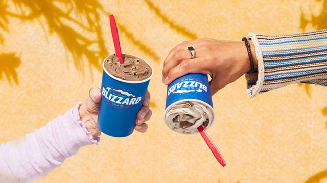 Dairy Queen, DQ, Blizzard, 85-cent Blizzard, Dairy Queen Rewards, Summer Blizzard Menu, Mixing Bowl Mashup Blizzard, Dipped Strawberry Cheesecake Blizzard, Dairy Queen Birthday, Fast Food Deals, Ice Cream, Deals, Coupons, March 2024, April 2024
