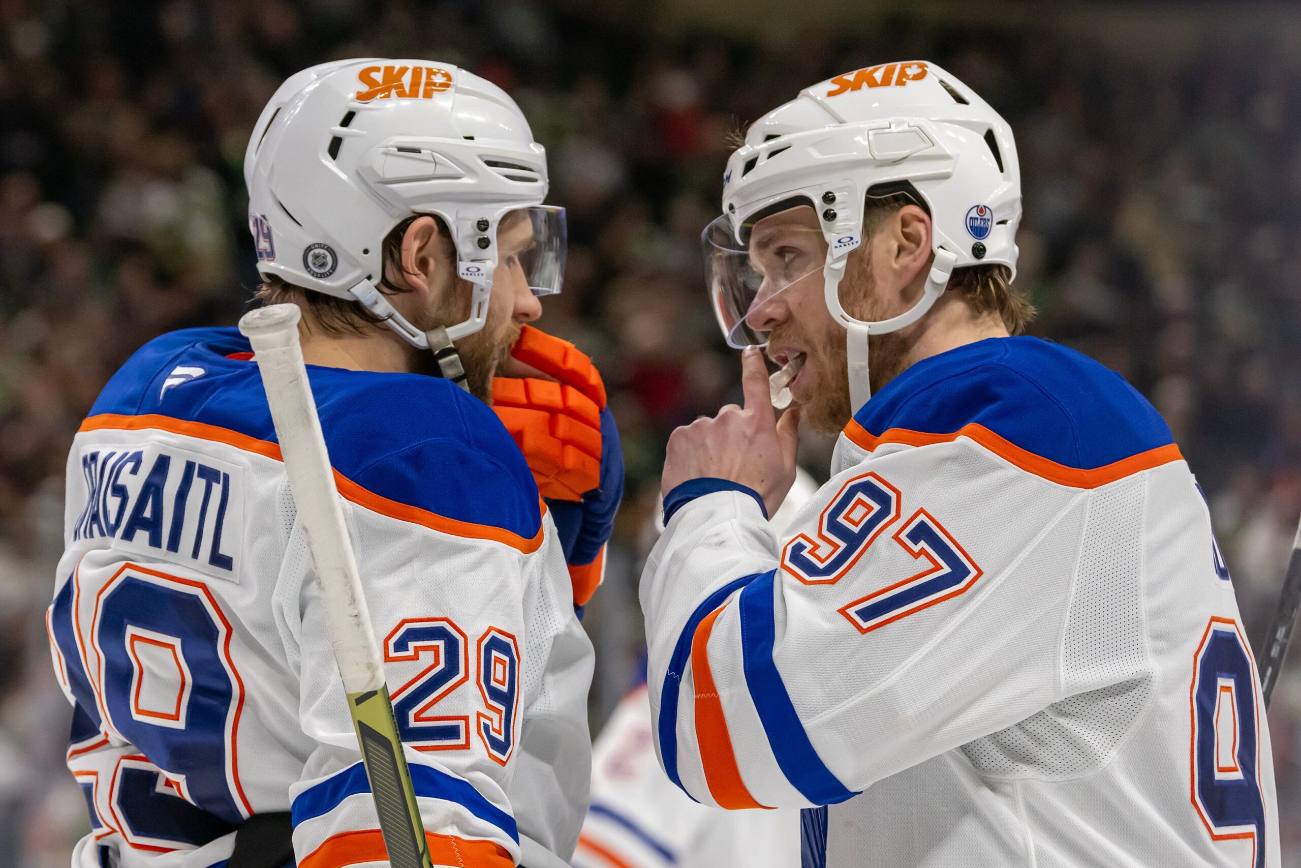 Edmonton Oilers, Connor McDavid, Leon Draisaitl, Kris Knoblauch, injury, NHL, playoffs, Western Conference, Stuart Skinner, Vegas Golden Knights, Los Angeles Kings, Seattle Kraken, Dallas Stars, hockey, sports, news
