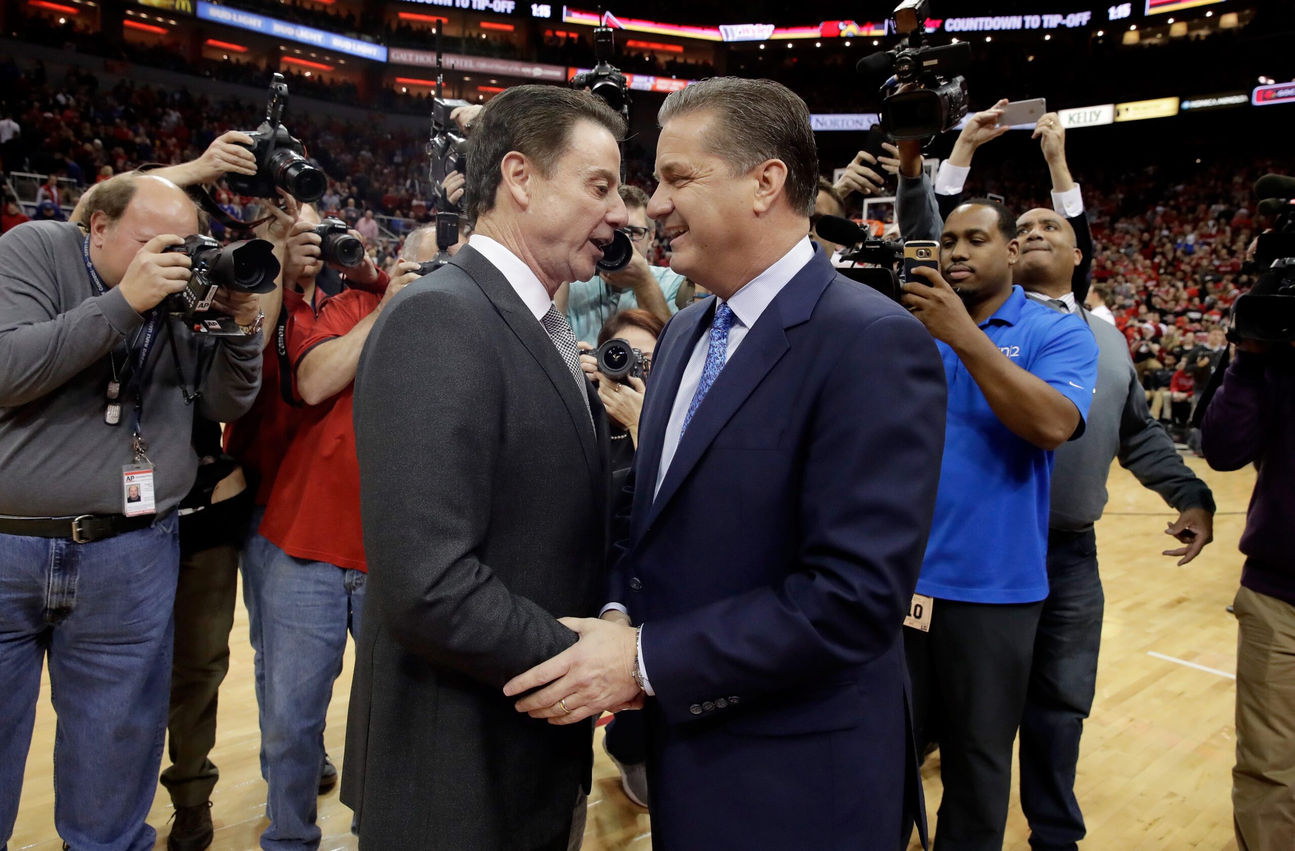 Rick Pitino, John Calipari, St. Johns, Arkansas, NCAA Tournament, March Madness, Coaching Matchup, College Basketball, Pitino vs Calipari, Basketball History, Tournament Preview
