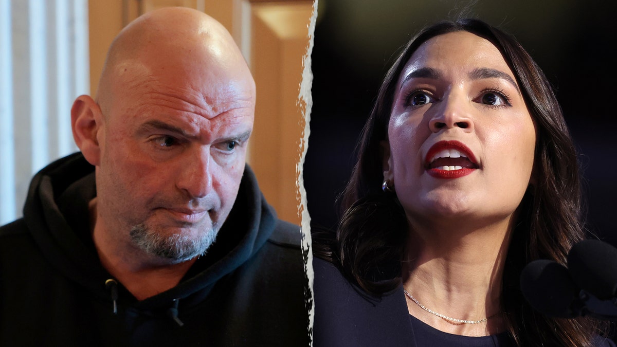 John Fetterman, Alexandria Ocasio-Cortez, AOC, Democrat, Democratic Party, government funding, government shutdown, cloture, Senate, Congress, politics, tweet, criticism, Chuck Schumer, Medicaid, Israel, Netanyahu, beeper, Lebanon, pager operation, Fox News, political dispute
