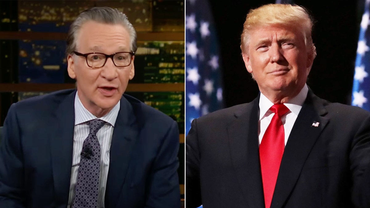 Bill Maher, Donald Trump, White House, Kid Rock, meeting, comedy, politics, Club Random, podcast, criticism, wokeism, liberals, left, free speech, Mahmoud Khalil, Real Time, HBO, Andrew Schulz, Fox News, Kennedy Center, Hamilton, Jasmine Crockett, Democratic Party
