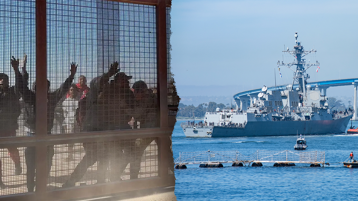 USS Spruance, destroyer, southern border, illegal immigration, drug smuggling, maritime efforts, Naval Base San Diego, USNORTHCOM, Department of Homeland Security, Coast Guard, LEDET, migrant boat encounters, territorial integrity, presidential executive order, Donald Trump, military force, Abraham Lincoln Carrier Strike Group, Houthi, Red Sea, Bab el-Mandeb Strait, Gulf of Aden
