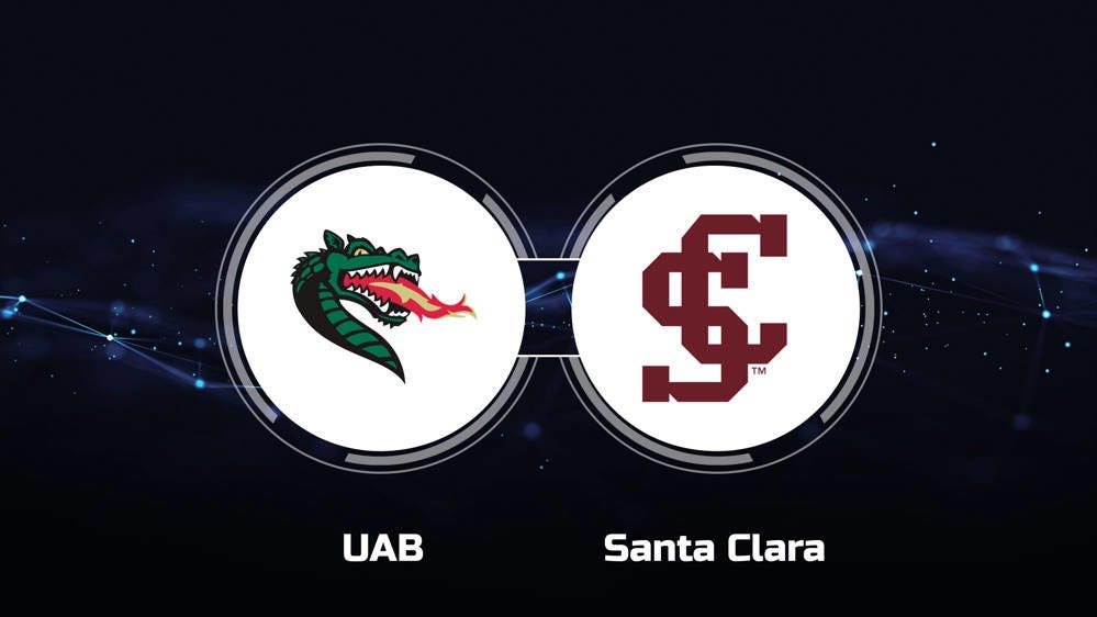 Santa Clara Broncos, UAB Blazers, college basketball, March 23, 2025, ESPNU, Tyeree Bryan, Yaxel Lendeborg, game preview, score prediction, live stream, Fubo, basketball analysis
