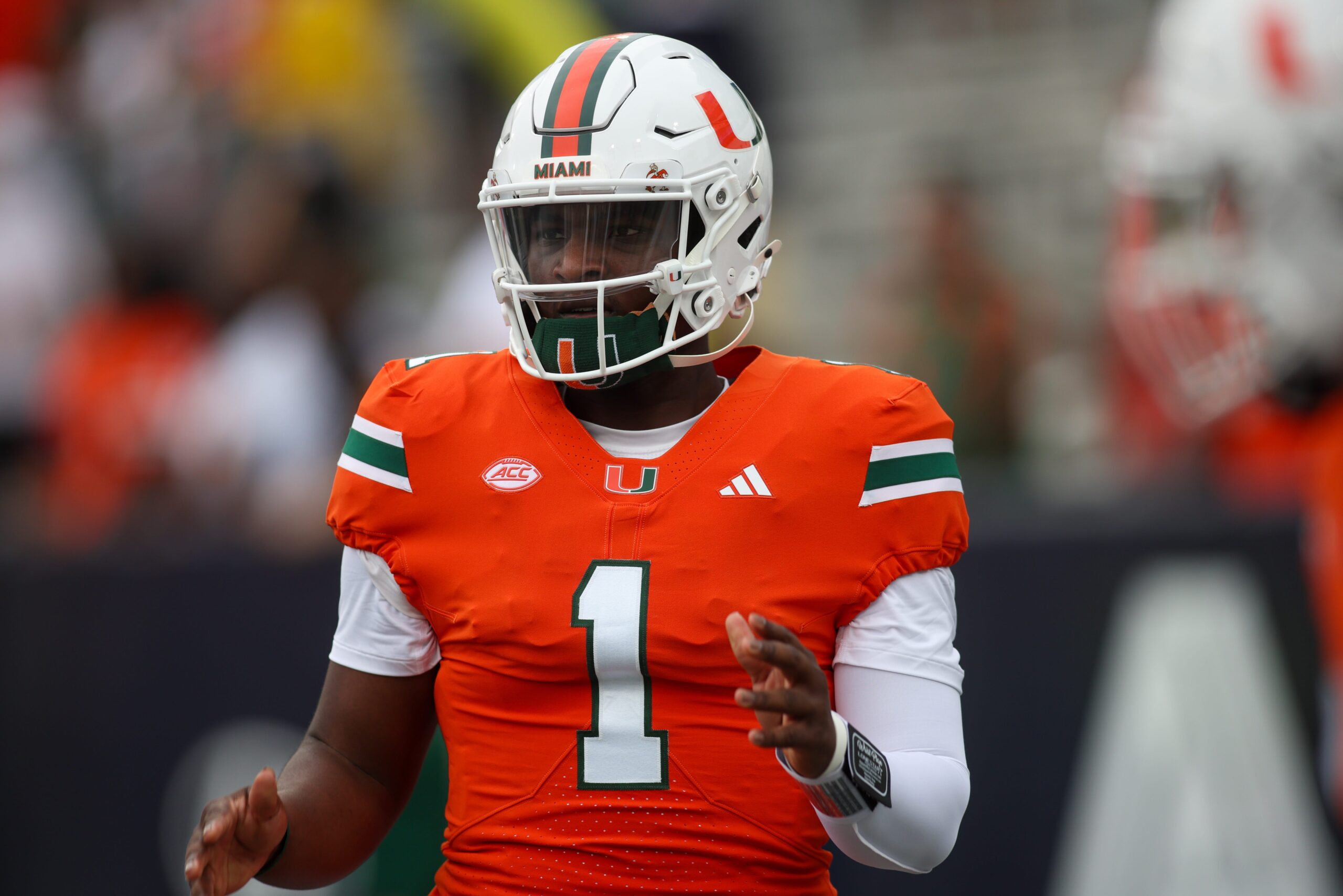 Cam Ward, Miami Hurricanes, Pro Day, NFL Draft, Quarterback, Football, NFL, Draft Prospects, Daniel Jeremiah, Mel Kiper, NFL Mock Draft, College Football, ACC Player of the Year, ACC Offensive Player of the Year, Draft, NFL Network, NFL+, Fubo
