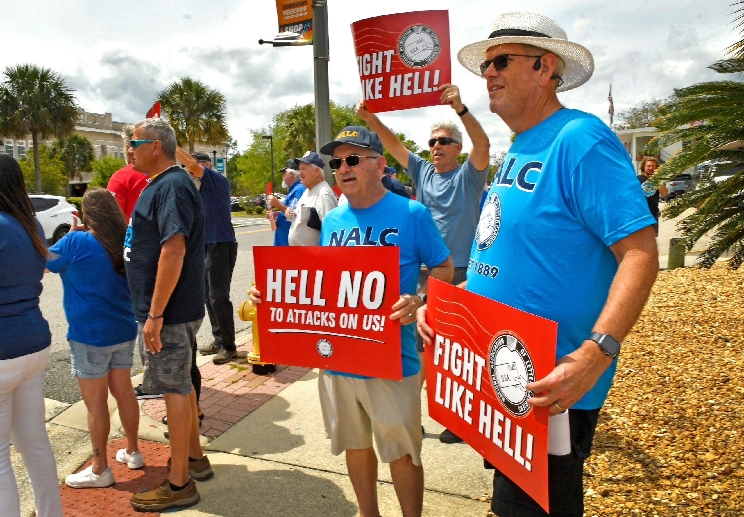 USPS, Postal Service, rallies, protests, Donald Trump, Elon Musk, privatization, job cuts, Louis DeJoy, DOGE, National Association of Letter Carriers, American Postal Workers Union, Brian Renfroe, Mark Dimondstein, Rep. Gerald Connolly, Rep. Maxine Waters, Rep. Sydney Kamlager-Dove, Rep. Jimmy Gomez, postal workers, Congress, Department of Government Efficiency
