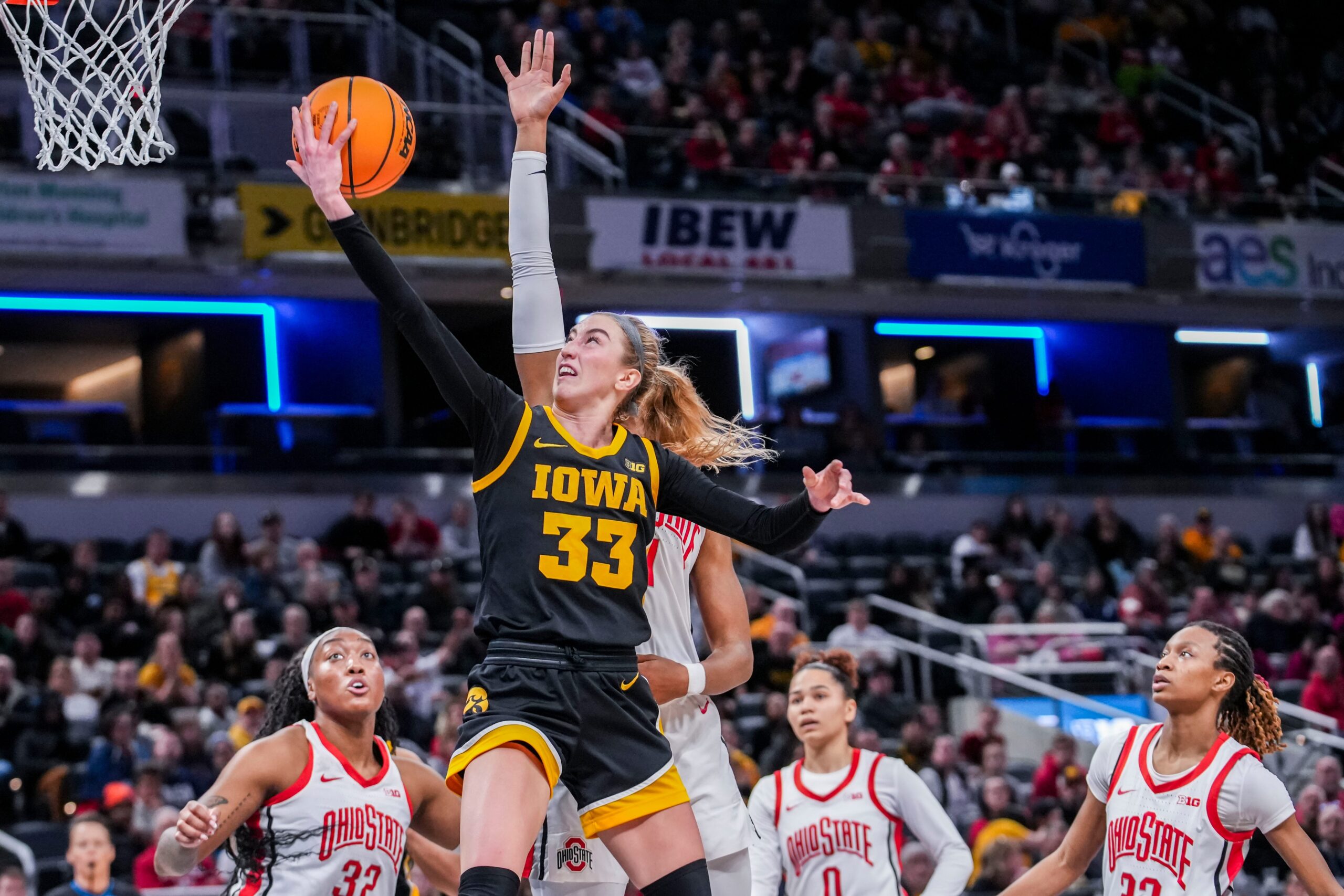 Oklahoma Sooners, Iowa Hawkeyes, Sweet 16, NCAA Tournament, Women's Basketball, Raegan Beers, Lucy Olsen, Game Preview, Odds, BetMGM, How to Watch, Fubo, Caitlin Clark, Post-Caitlin Clark Era
