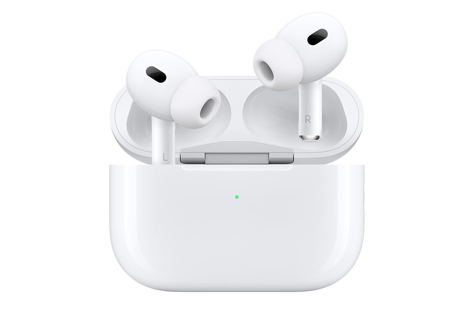 Apple AirPods Pro 2, AirPods Pro 2 sale, wireless earbuds, noise cancellation, spatial audio, Amazon deals, Apple deals, H2 chip, transparency mode, adaptive audio, sweat resistance, water resistance, workout earbuds, long battery life, iOS18 support, best-selling earbuds, premium earbuds, discount, Apple accessories
