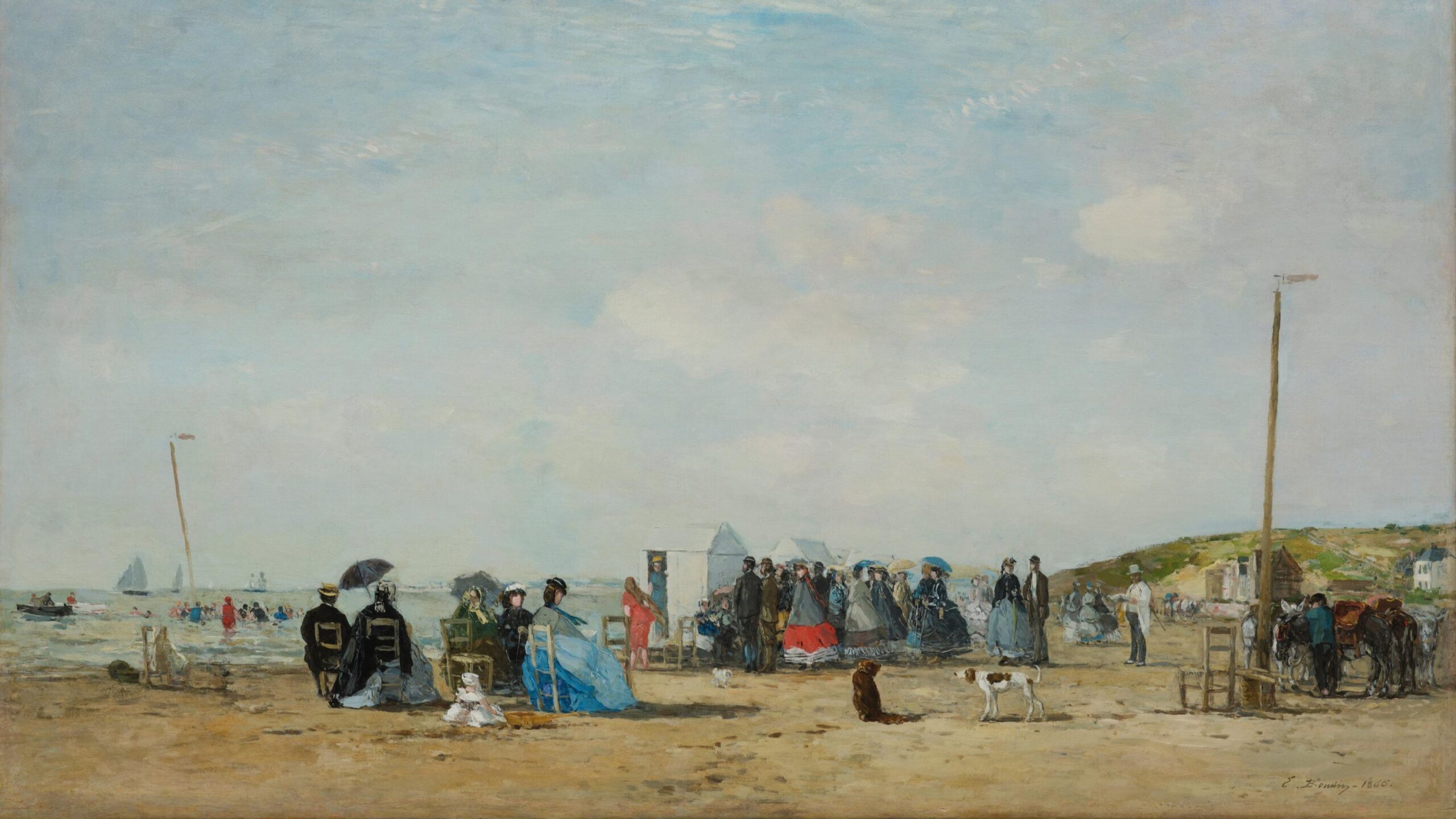 Eugène Boudin, Impressionism, Musée Marmottan-Monet, Yann Guyonvarc'h, Laurent Manoeuvre, art exhibition, art collection, French painting, 19th-century art, Claude Monet, Honfleur, Deauville, La Rade de Brest, seascape painting, landscape painting, French artists, art history, art critics, art collectors, museum exhibition, Le Figaro Hors-série
