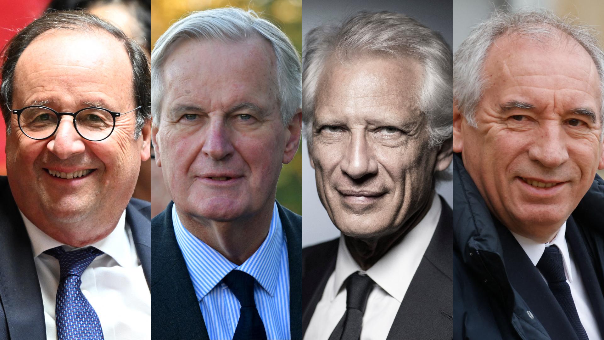 French presidential election, Dominique de Villepin, Michel Barnier, François Hollande, François Bayrou, septuagenarians, gerontocracy, French politics, political ambitions, boomers, Harold Huwart, Macronist deputy, popularity polls, prime minister, French Assembly
