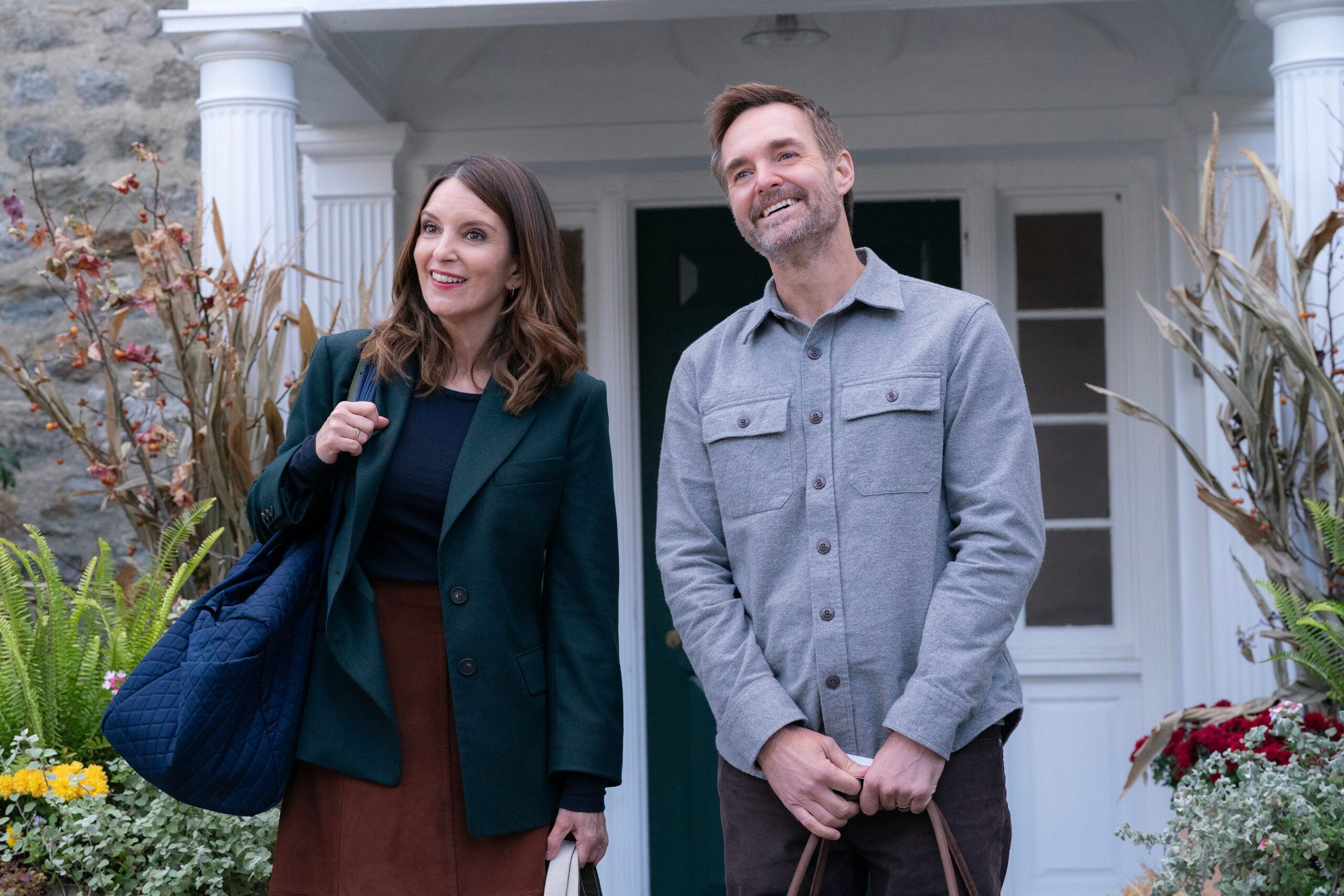 Tina Fey, The Four Seasons, Netflix, review, comedy, Steve Carell, Will Forte, Colman Domingo, Alan Alda, marriage, relationships, miniseries, Lang Fisher, Tracey Wigfield, Never Have I Ever, The Mindy Project, Palm Royale, Kristen Wiig, midlife crisis, TV review
