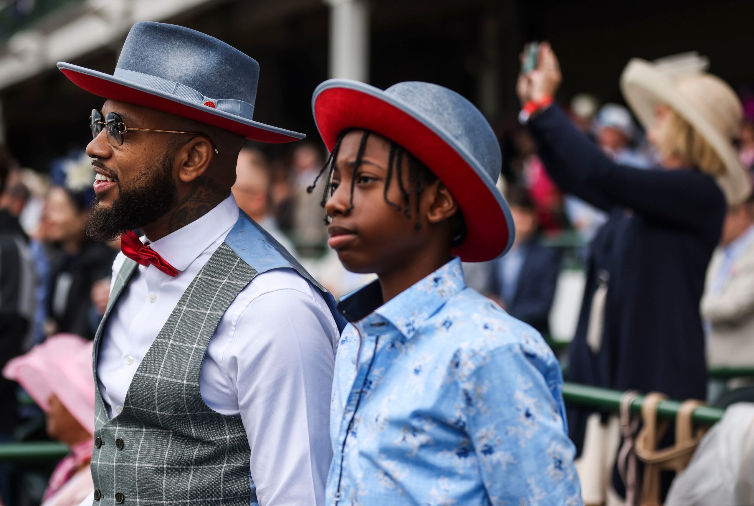 Kentucky Derby, fashion, hats, fascinators, style guide, 2025, Churchill Downs, traditions, mint julep, Simone Biles, Millionaire’s Row, Queen Elizabeth II, Derby of Your Dreams, pastels, Zanna Roberts Rassi, peplum, men's fashion, brooches, horse racing, Louisville, Kentucky
