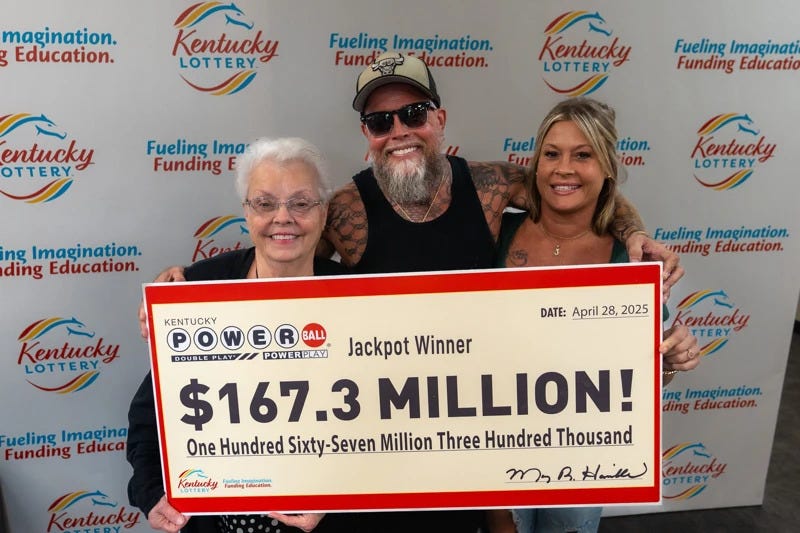 Kentucky, Powerball, jackpot, winner, James Farthing, arrest, Florida, St. Pete Beach, TradeWinds Resort, bar fight, police officer, battery, disorderly conduct, Linda Grizzle, Mother's Day, lottery, Fernando Cervantes Jr., USA TODAY
