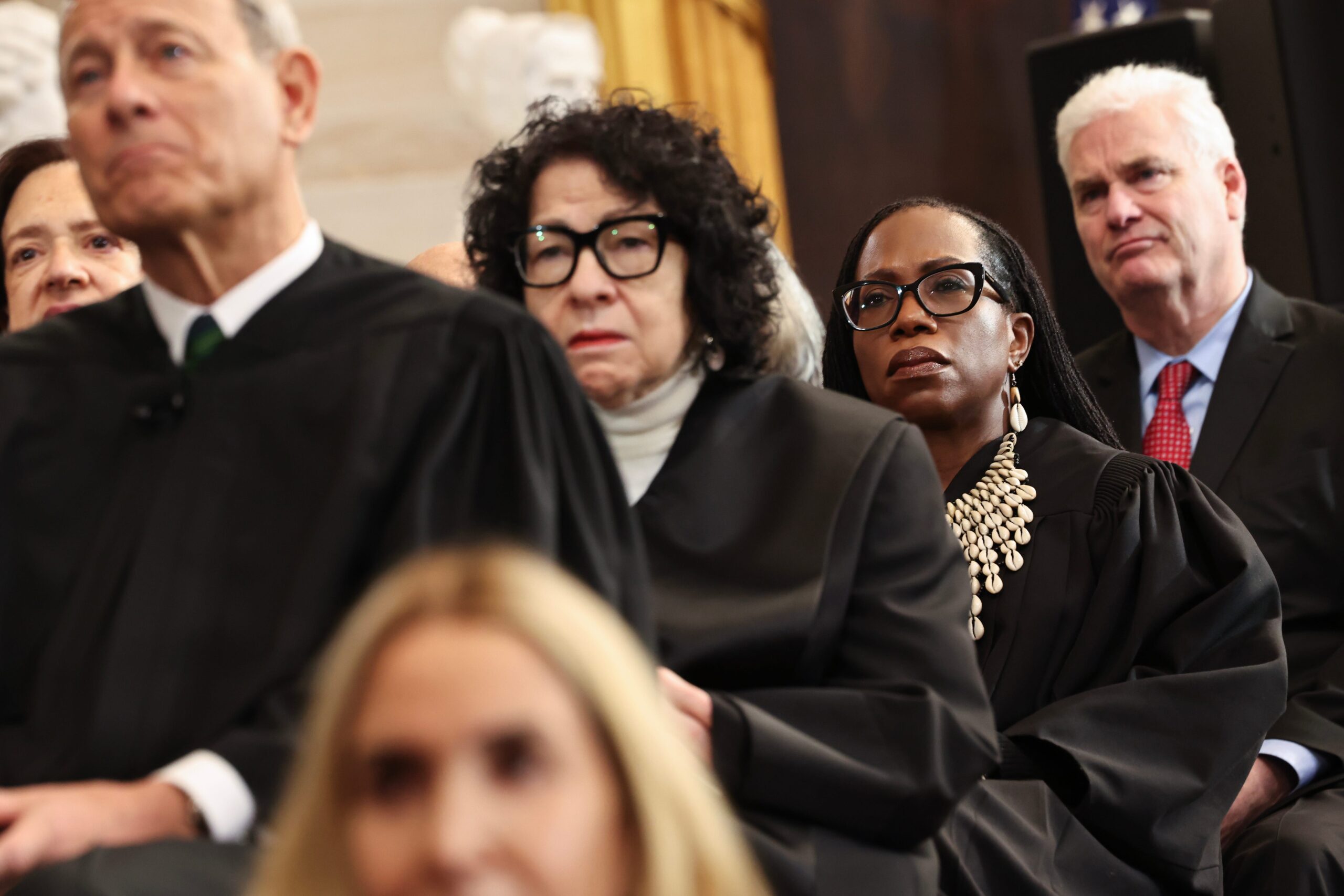 Ketanji Brown Jackson, Donald Trump, Supreme Court, judiciary, judicial independence, intimidation, John Roberts, constitutional crisis, attacks on judges, rule of law, democracy, Trump administration, impeachment, federal judges, Politico, New York Times
