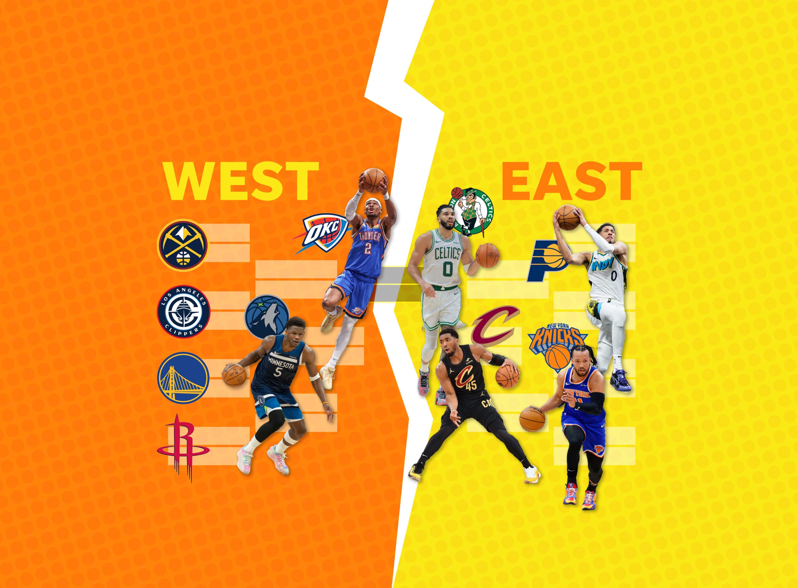 NBA Playoffs, Conference Semi-Finals, Cleveland Cavaliers, Indiana Pacers, New York Knicks, Boston Celtics, Minnesota Timberwolves, Oklahoma City Thunder, NBA Schedule, NBA Bracket, NBA Scores, NBA Standings, NBA News, NBA, Basketball
