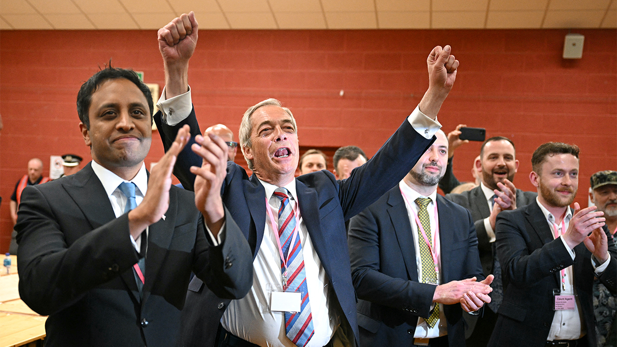 Reform UK, Nigel Farage, UK politics, British elections, political revolution, Runcorn & Helsby, Sarah Pochin, Labour Party, Conservative Party, Richard Tice, Andrea Jenkyns, Greater Lincolnshire, Brexit Party.
