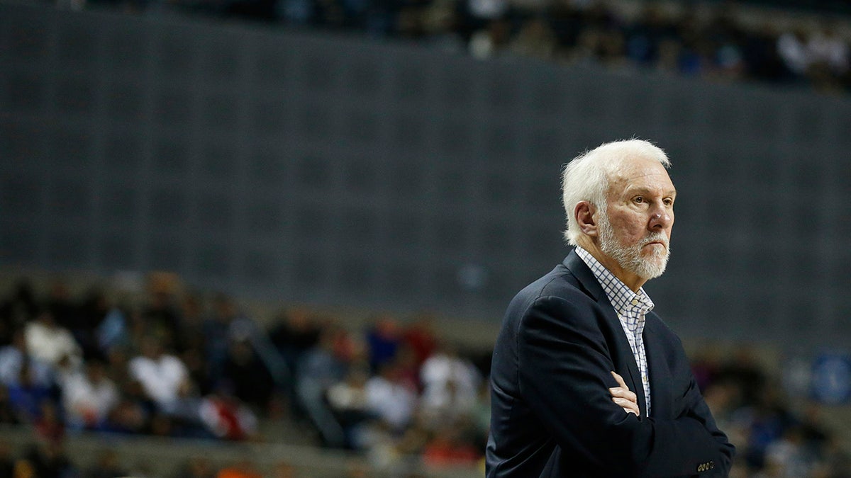 Gregg Popovich, San Antonio Spurs, NBA, Coach, Resigns, Retirement, President of Basketball Operations, Stroke, Medical Emergency, Mitch Johnson, Peter J. Holt, NBA Championships, All-Time Wins Leader, Playoff Wins, Coach of the Year, Hall of Fame, Spurs Coach, Fox News, Sports
