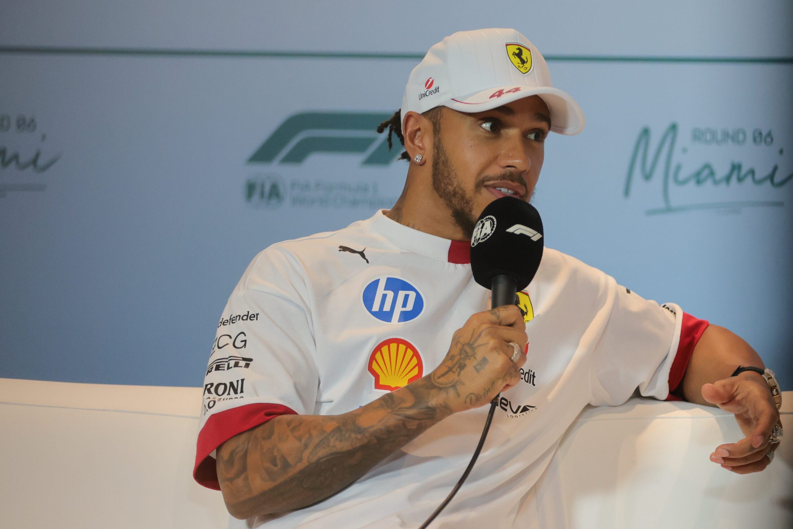 Lewis Hamilton, Ferrari, F1, Formula 1, Miami Grand Prix, Charles LeClerc, Mercedes, George Russell, Kimi Antonelli, Max Verstappen, F1 Drivers' Championship, Michael Schumacher, Maranello, Silverstone, British Grand Prix, Belgium Grand Prix, F1 Season, racing, motorsports
