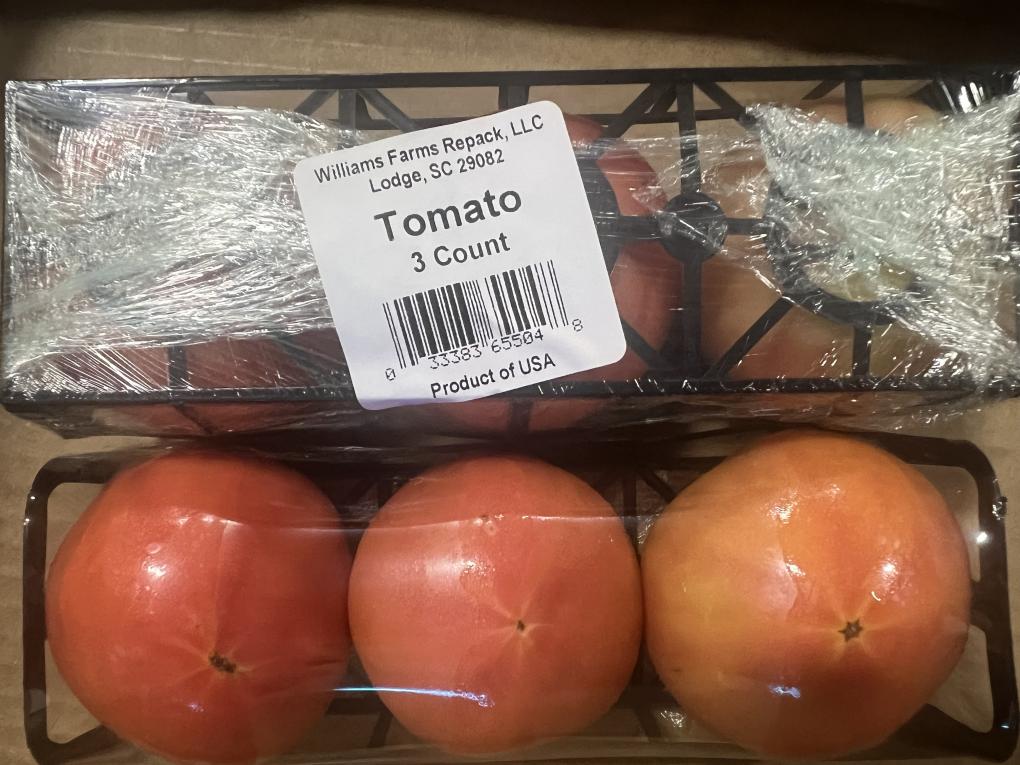 tomato recall, salmonella contamination, Williams Farms Repack, H&C Farms, Georgia, North Carolina, South Carolina, food safety, FDA recall, produce recall, foodborne illness, tomato warning, Southeast Tomato Distributors, food recall
