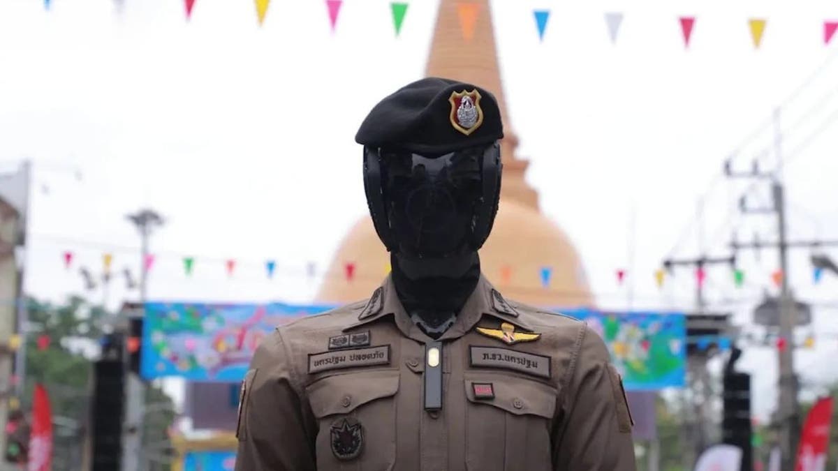 AI police robot, artificial intelligence, law enforcement, surveillance, privacy, China, Thailand, United States, K5 robot, facial recognition, data misuse, CyberGuy, security, technology, public safety, Songkran festival, Nakhon Pathom, PM01, EngineAI, RT-G, predictive policing, Fourth Amendment rights, cyber security, cybercrime