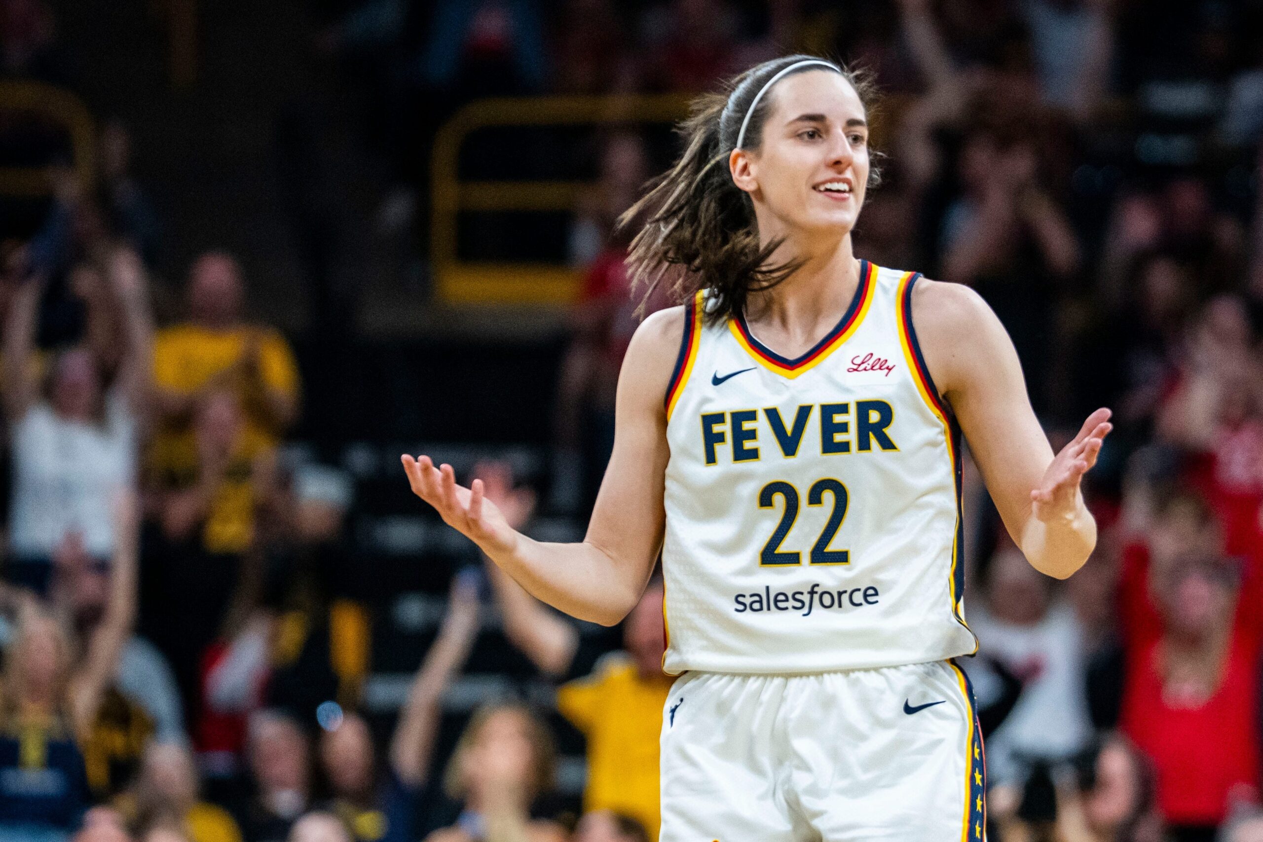 Caitlin Clark, Indiana Fever, WNBA, Brazil women's basketball, preseason game, Carver-Hawkeye Arena, Iowa, women's basketball, basketball, sports, Kelsey Mitchell, Aliyah Boston, game highlights, game recap, Fever vs Brazil, WNBA preseason, Caitlin Clark stats, Indiana Fever schedule, ESPN, streaming, news, analysis
