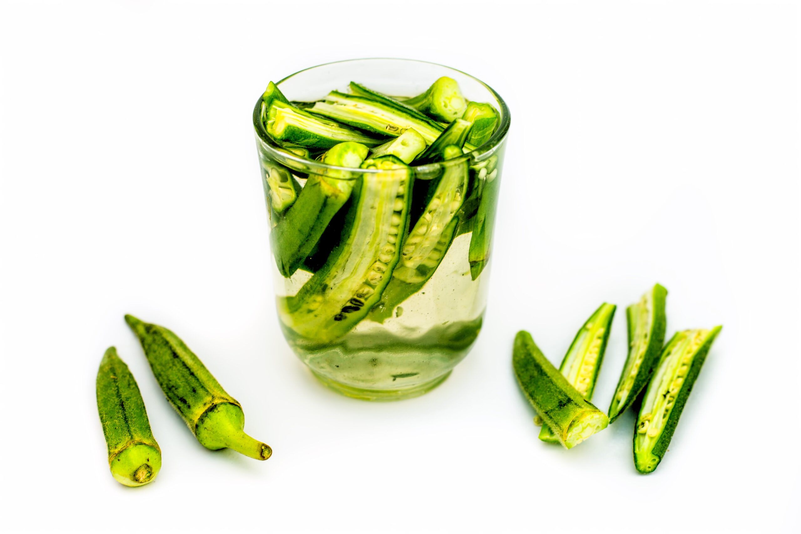 okra water, health benefits, TikTok trend, okra, nutrition, gut health, blood sugar, diabetes, vaginal lubrication, pregnancy, dietitian, Caroline Thomason, fiber, antioxidants, kidney stones, oxalate, diet, vegetables, hydration, water intake
