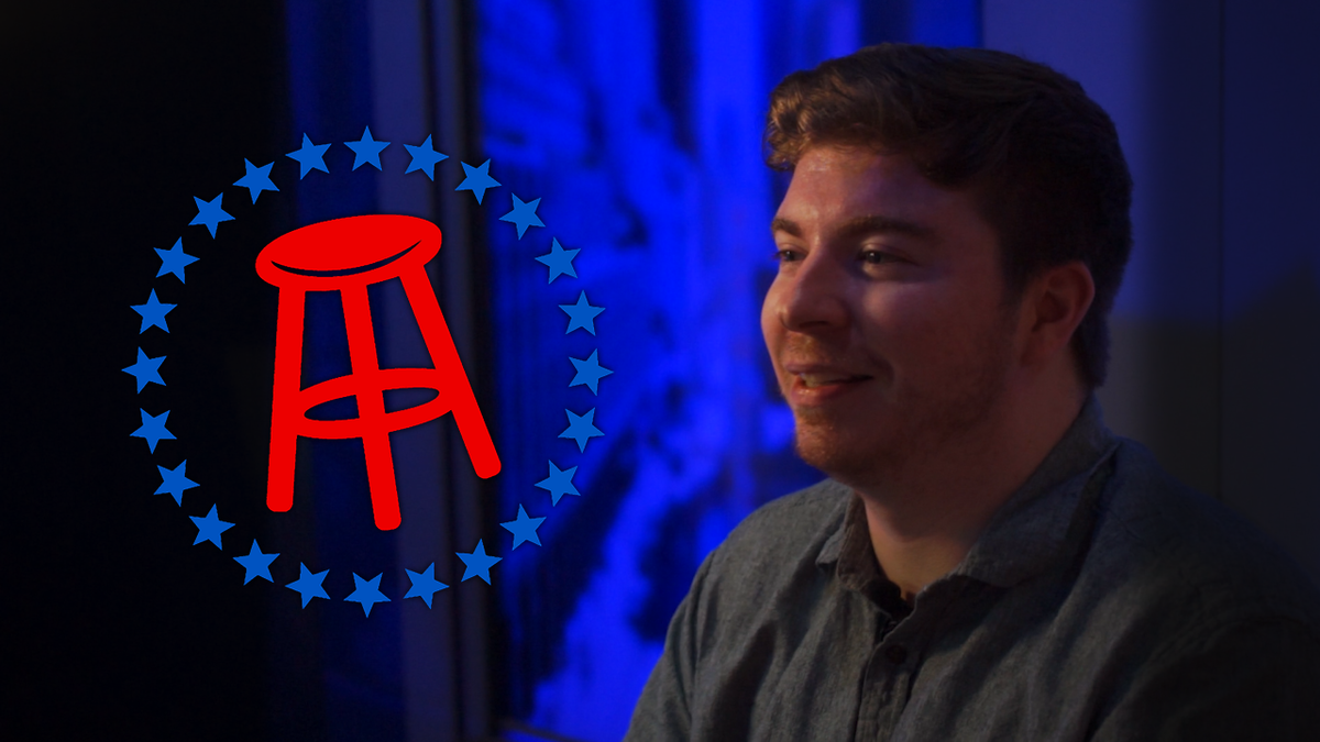 Jack McGuire, Barstool Sports, Unpack with Jack Mac, Dave Portnoy, TikTok, social media, news, satire, comedy, journalism, content creator, viral video, Alexandria Ocasio-Cortez, Donald Trump, Katy Perry, Chipotle, media, Walter Cronkite, Gavin Newsom, Tiffany Henyard, Kamala Harris, Alix Earle, influencer, Barstool College Football Show
