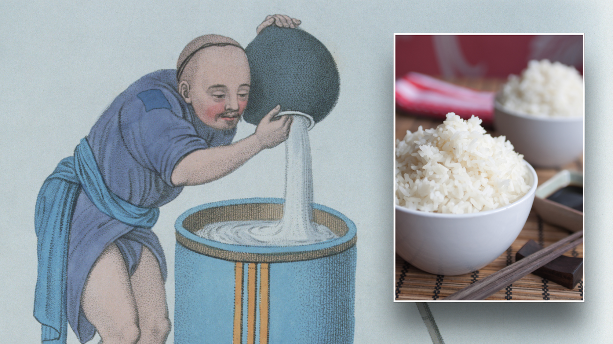 ancient rice recipe, Hunan University, Yuelu Academy, Shi Fang manuscript, Han Dynasty cuisine, Chinese cooking, traditional Chinese culture, non-glutinous rice, historical recipes, food recreation, Peter Brian Ditmanson, Luo Jiayi, Shi Jing
