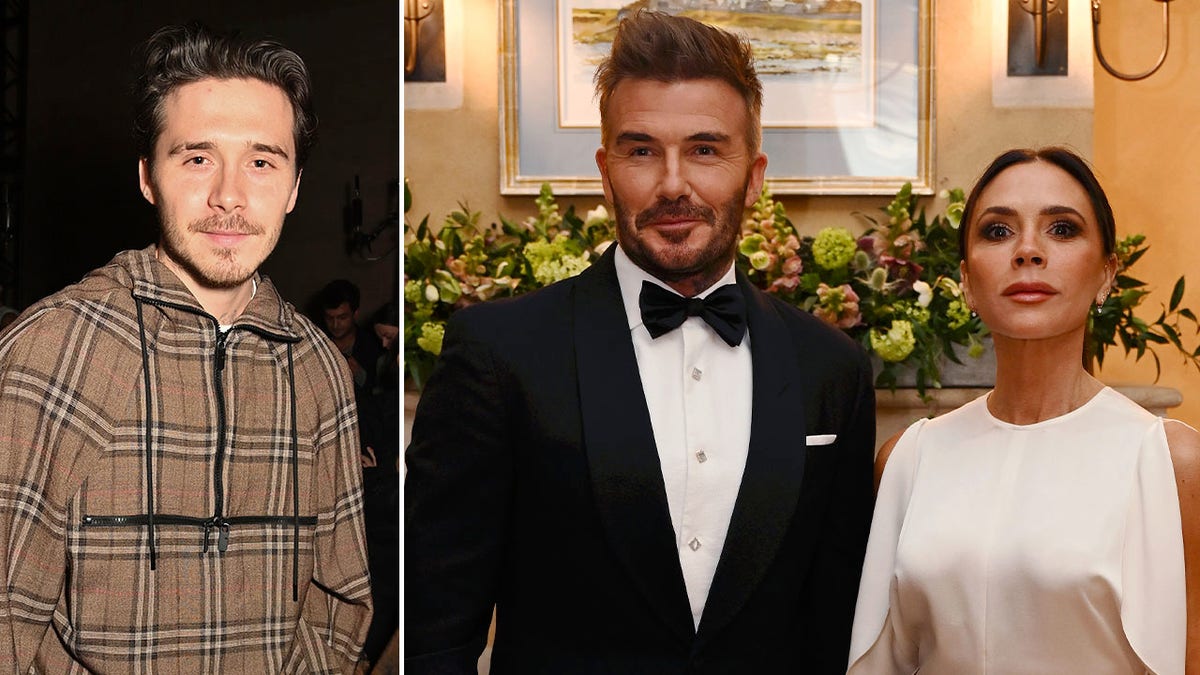 David Beckham, Brooklyn Beckham, Victoria Beckham, Nicola Peltz, feud rumors, 50th birthday, family celebration, celebrity news, social media, Eva Longoria, Gordon Ramsay, Tom Cruise, wedding dress, family relationships, celebrity birthdays, England captain, soccer player, Core restaurant, Paris excursion
