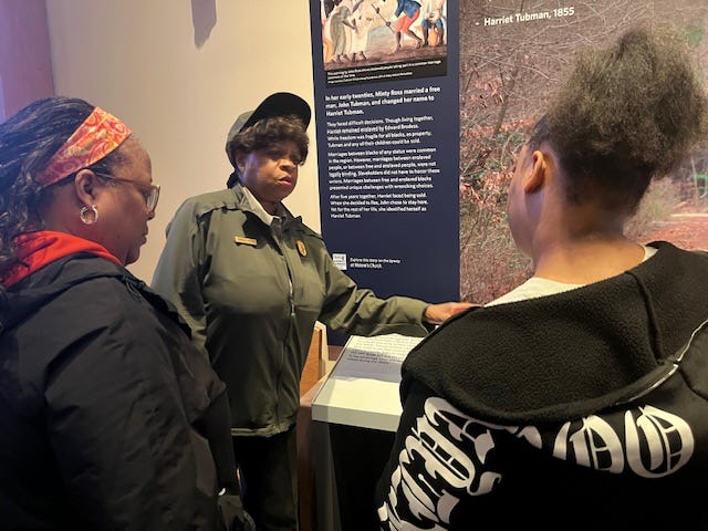 Harriet Tubman, Underground Railroad, National Park Service, Black History, American History, DEI, Diversity Equity Inclusion, Donald Trump, Revisionist History, Historical Preservation, Museums, Racial Injustice, Slavery, Abolitionists, Civil Rights, Historic Sites, Cultural Heritage, African American History, Tubman Museum, Equal Justice Initiative

