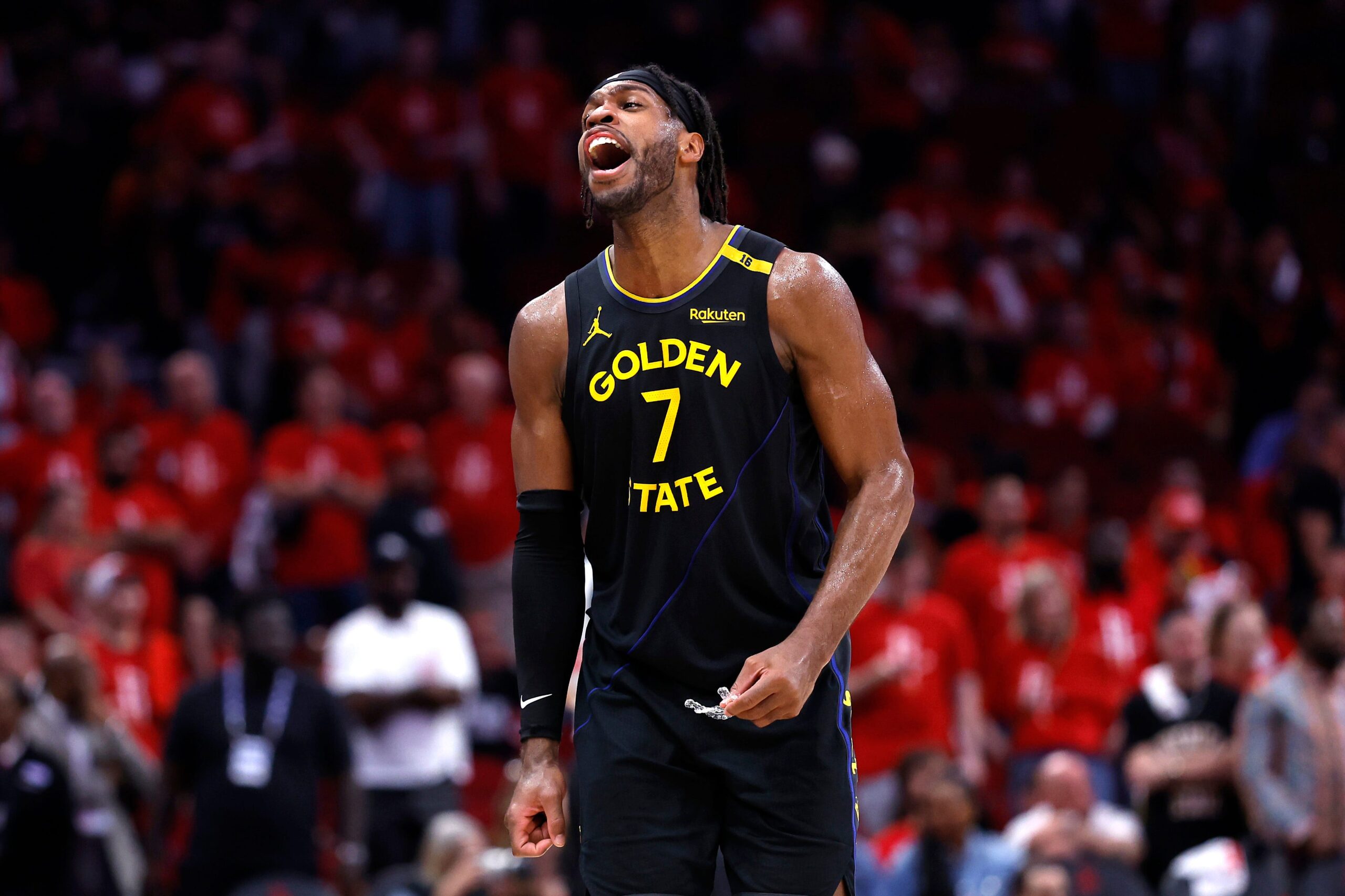 NBA playoffs, Golden State Warriors, Houston Rockets, Minnesota Timberwolves, Game 7, Buddy Hield, Steph Curry, Jimmy Butler, Steve Kerr, Chris Finch, Western Conference Semifinals, NBA predictions, Alperen Sengun, Amen Thompson, Jalen Green, playoff analysis, basketball.
