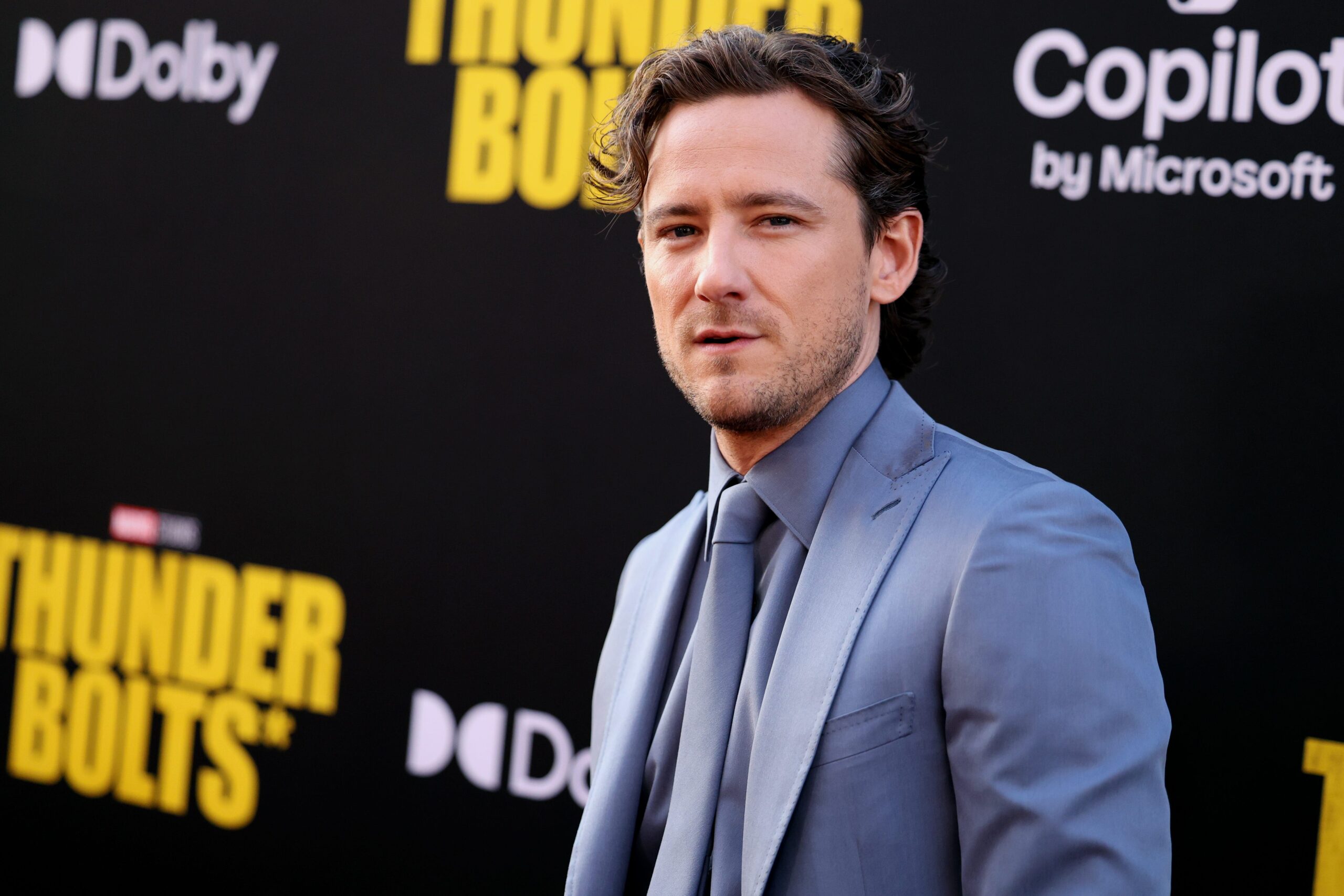Lewis Pullman, Avengers: Doomsday, Thunderbolts, Marvel, Sentry, Robert Reynolds, Florence Pugh, Sebastian Stan, Anthony Mackie, Chris Hemsworth, MCU, casting, movie, interview, Top Gun: Maverick, Salem's Lot, Lessons in Chemistry, Bill Pullman, superhero, The Void, Robert Downey Jr., Doctor Doom
