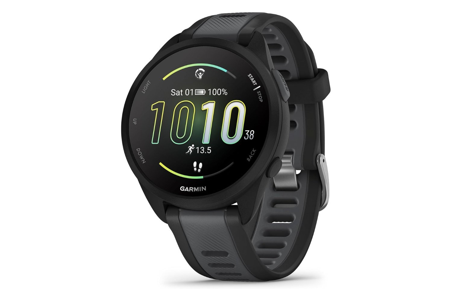 Garmin Forerunner 165, smartwatch, fitness tracker, deal, sale, Amazon, workout, heart rate, sleep quality, GPS, activity profiles, training plans, battery life, notifications, discount
